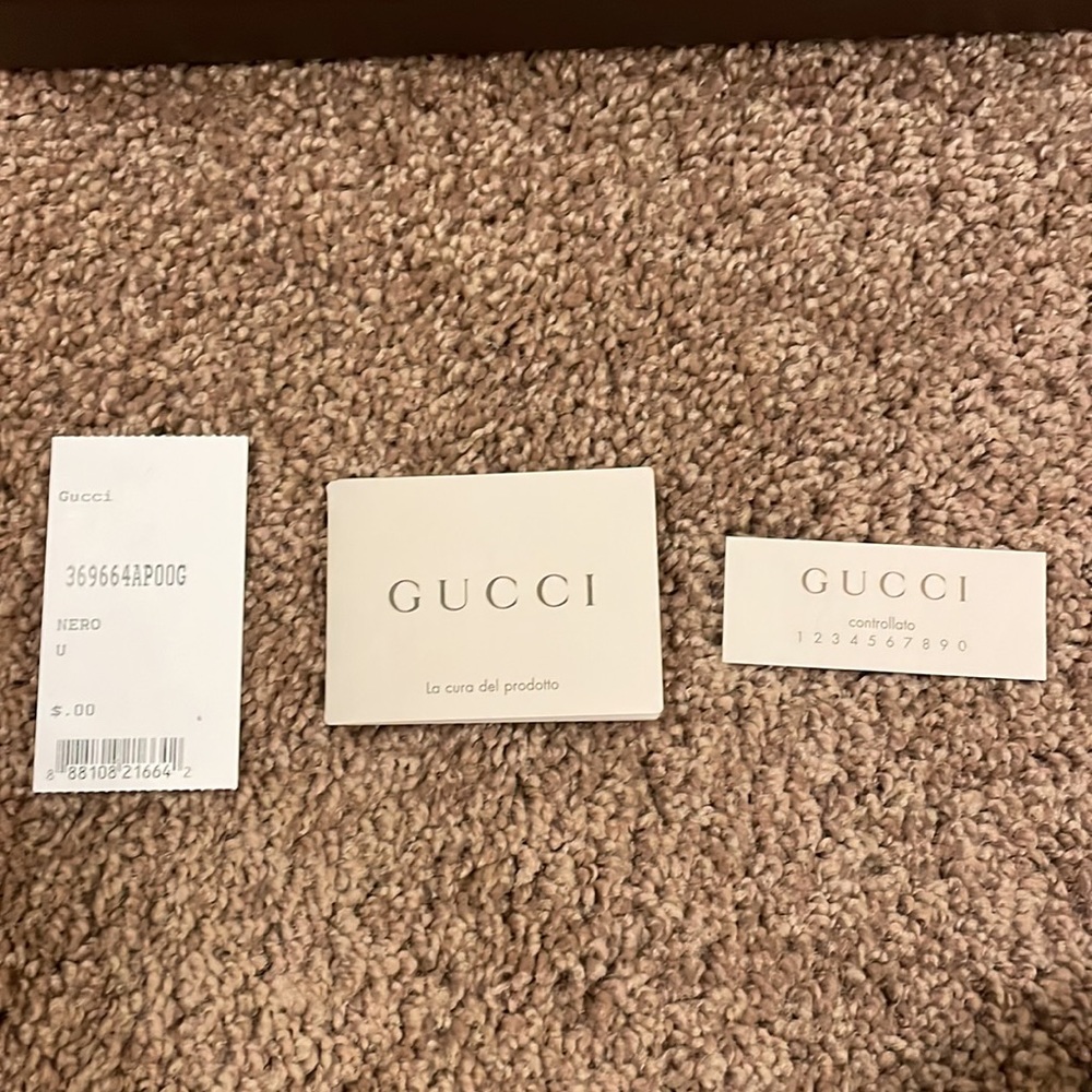 Gucci black leather crossbody - Picture 9 of 14